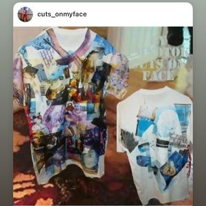 Custom shirt by Imnotok cuts on my face